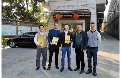 Knuth Company from Germany visited our company for in-depth cooperation and exchange