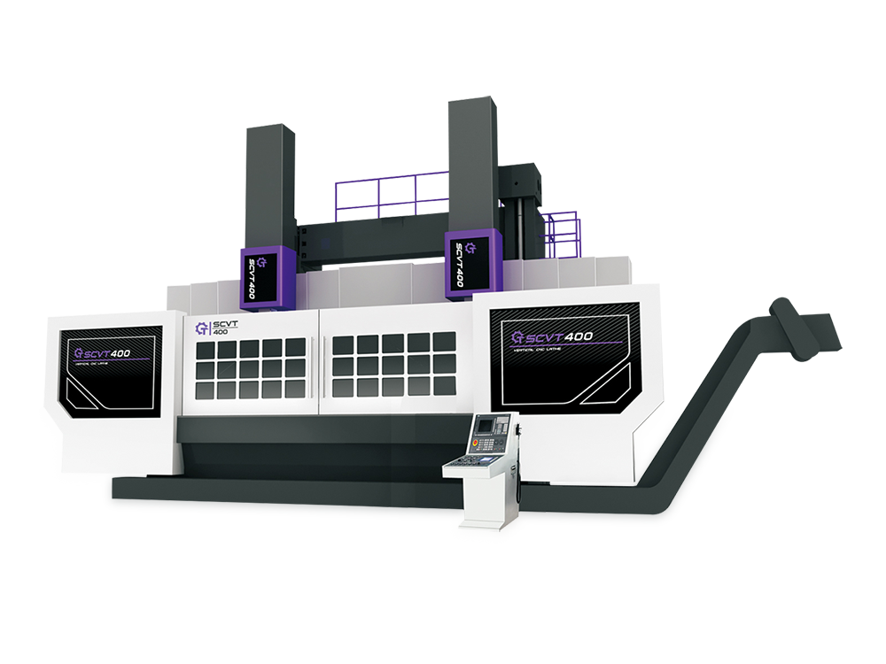 SCVT Double column CNC vertical lathe series  280、350、400